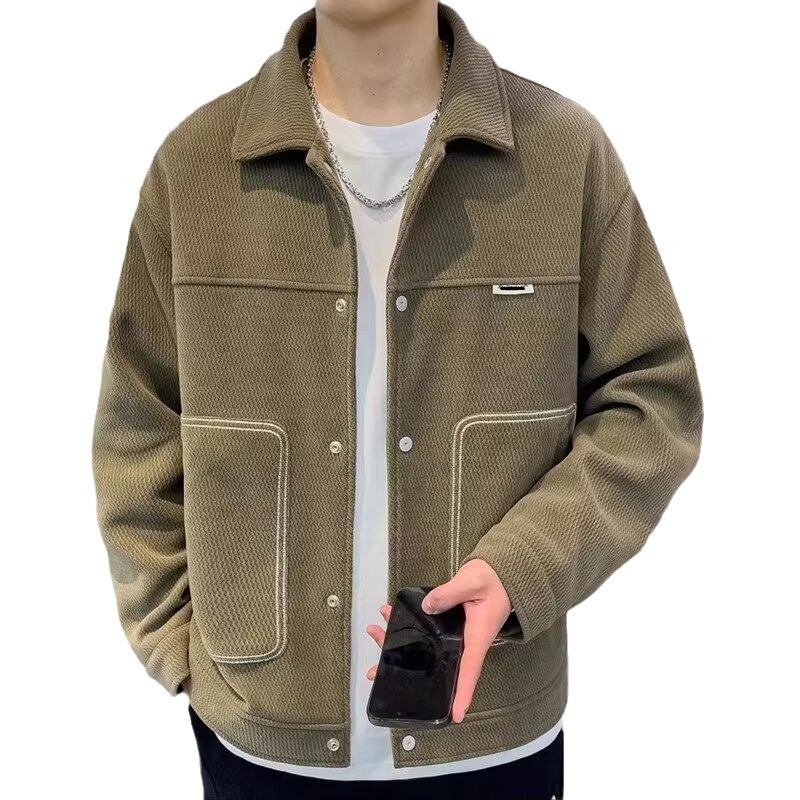 Herrenjacke Für Herbst Und Winter Modischer Business Mantel_voghion.com