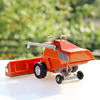 Transport, orange metal toy, car model