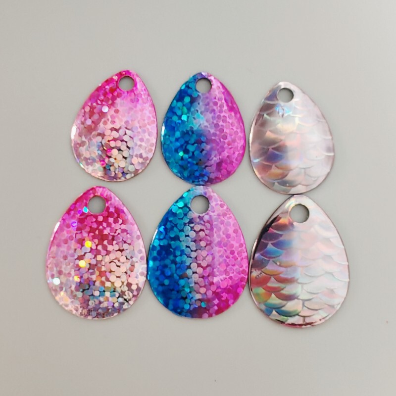 Laser Sequin Mackerel Hook Lure Bait Accessories Reflective Fish Lure Lure Bait Metal Fish Hook Rotating Sequin Accessories