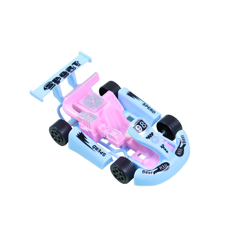 Nuevo pull back Racing Kart juguetes educativos para niños al por mayor fórmula coche inercia coche puesto mercancías