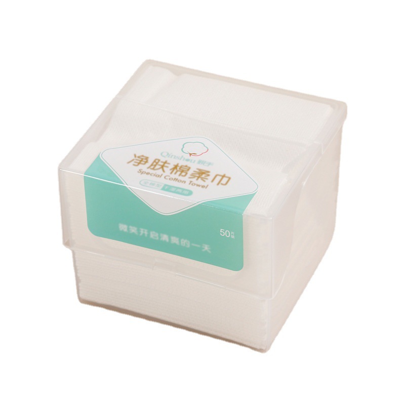 使い捨てフェイスタオル、厚手、美容院用洗顔タオル、乾湿両用、毛羽立ちにくいフェイスタオル