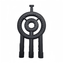 跨境专用三环盘式煤气灶炉头天然气液化气具配件铸铁炉头