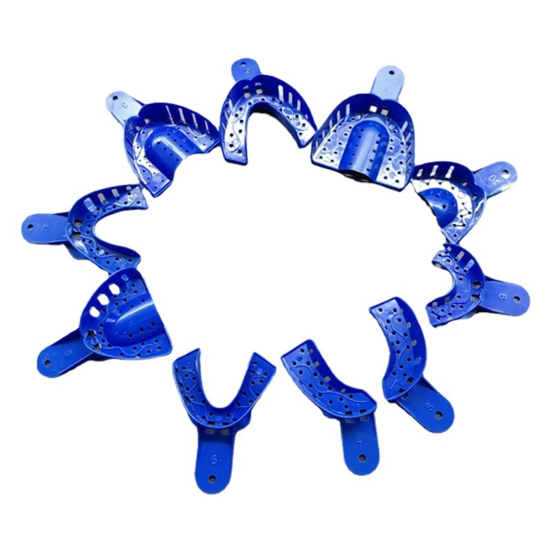 Стоматологические материалы Стоматологические инструменты Ушной стоматологический лоток Лоток для Беззубиков Отпечаток стоматологического лотка Плесень лоток Пластиковый стоматологический лоток