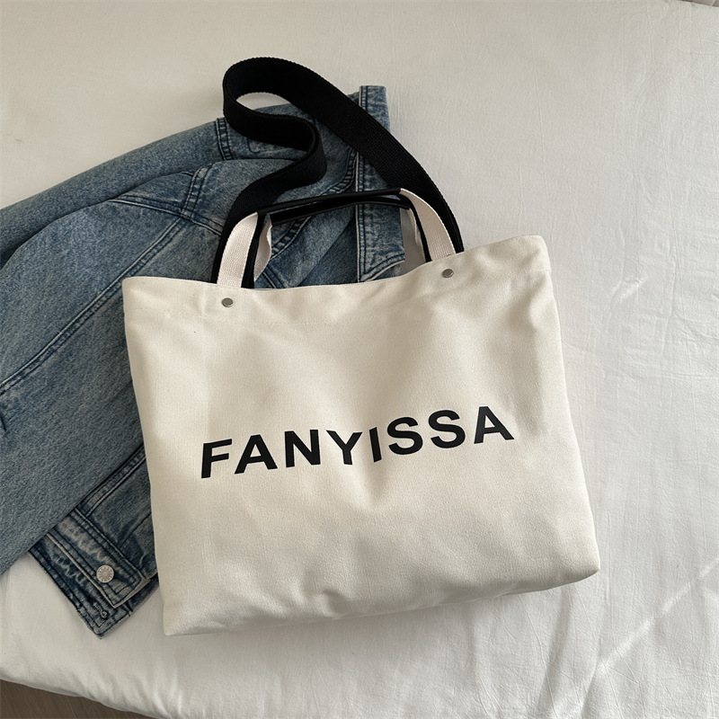 Bolsa de lona retro 2024 invierno nuevo ocio viaje de gran capacidad bolsa de damas bolsa de mano personalizada