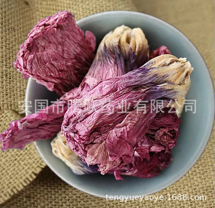 Dried Shu Kui Hua Flowers 蜀葵花 Wholesale Raw Herb 500g Sichuan Origin overview