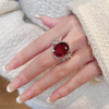 Small design advanced brand retro cute ring, high-quality style, European style, internet celebrity, Birthday gift