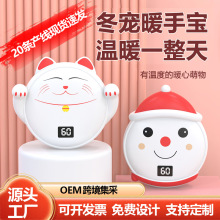 2025usb電熱暖手寶萌寵伴手禮迷你暖手袋神器學生冬季禮品暖寶