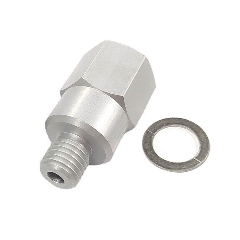 Venta directa de fábrica de automóviles M12X1.5 a 3/8NPT rosca adecuada para el adaptador de temperatura de agua de refrigeración ls de aluminio
