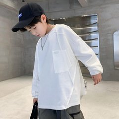 Spring Large Boy Thin Sweatshirt New Children's Clothing Boy Personality Top Long Sleeve T-shirt Trendy Dropshipping