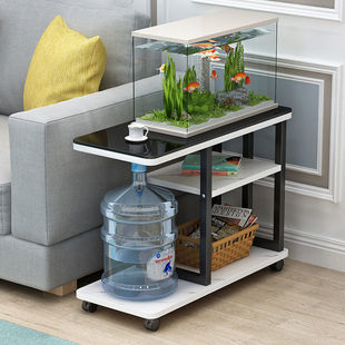 Sofa Side Table Side Cabinet Living Room Sofa Storage Cabinet Simple Bedside Corner Table Small Table Movable Weidong