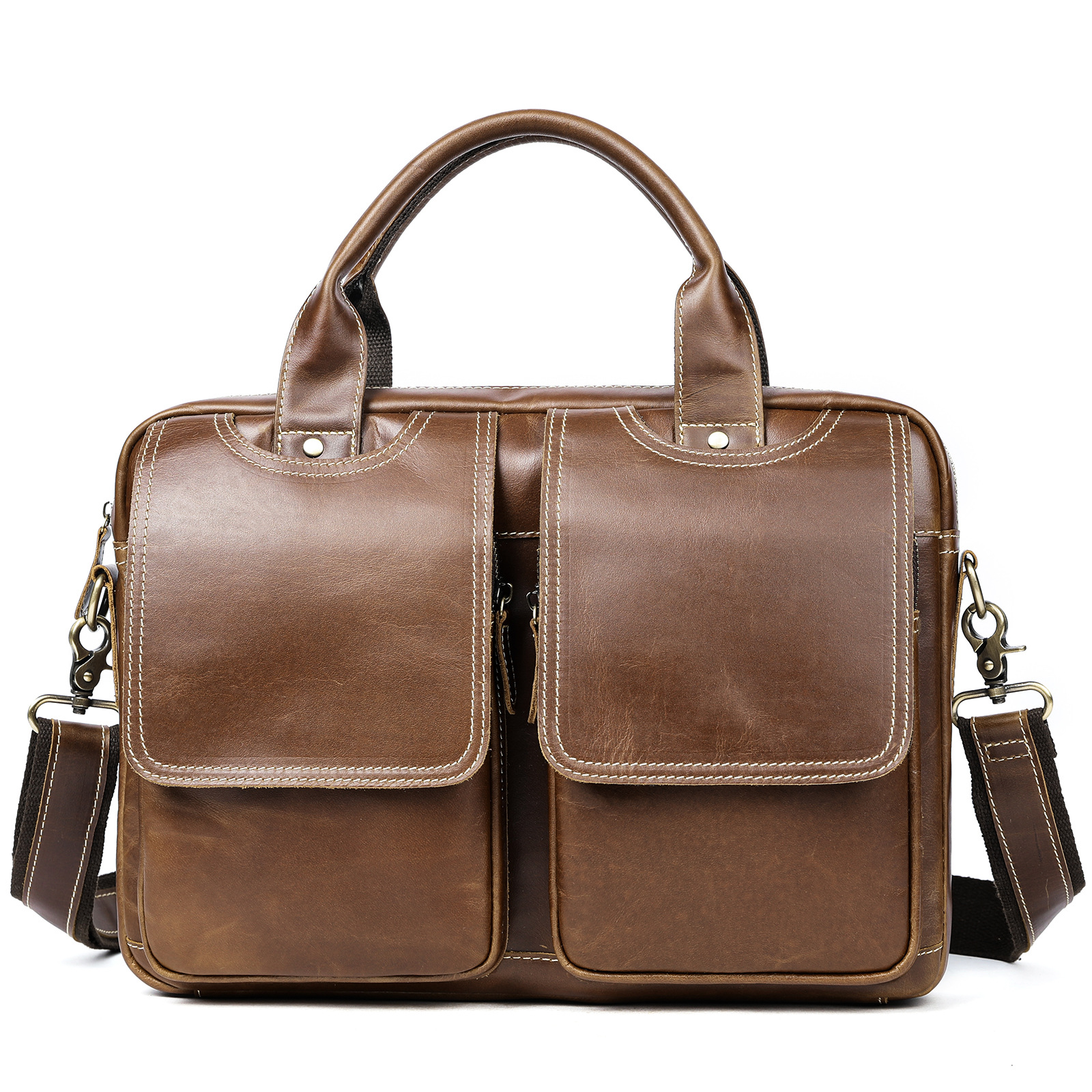 Travel Handbag Deep Coffee