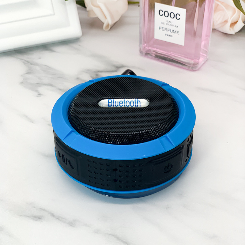 c6 防水 Bluetooth スピーカー屋外吸盤ミニ Bluetooth スピーカー携帯電話車のサブウーファー小型スピーカーカスタマイズ|undefined