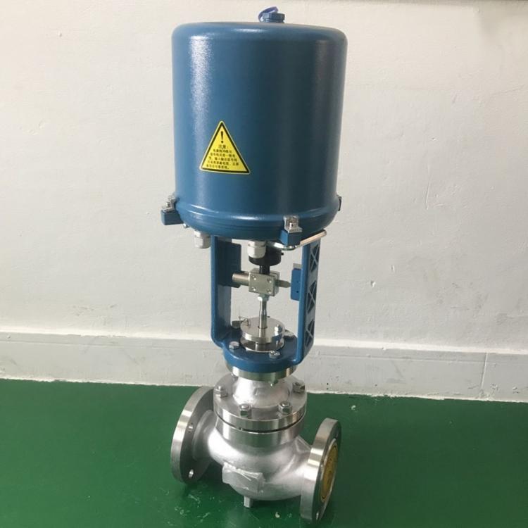 电子式电动单座调节阀 ZDLP-40P 电动角式调节阀 流量压力控制阀