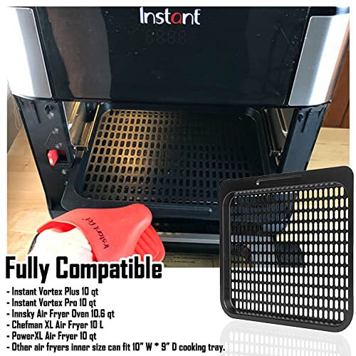 Freidora de aire accesorios del horno Placa de partición extraíble cocina rack de vapor frito Placa de pollo parrilla Parrilla de barbacoa Amazon