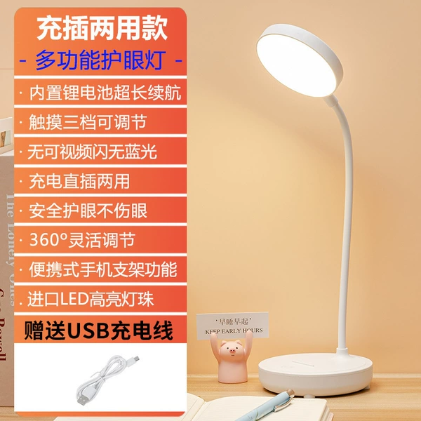 White [charged and plugged dual-purpose model/three-speed dimming] cable delivery