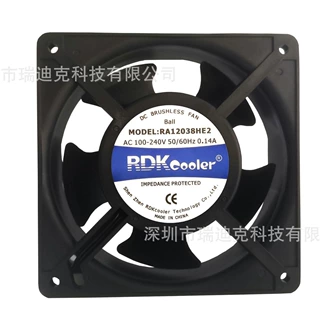 RA12038HE2 EC滚珠风扇 100-220V EC交流风扇 设备直流变频风扇