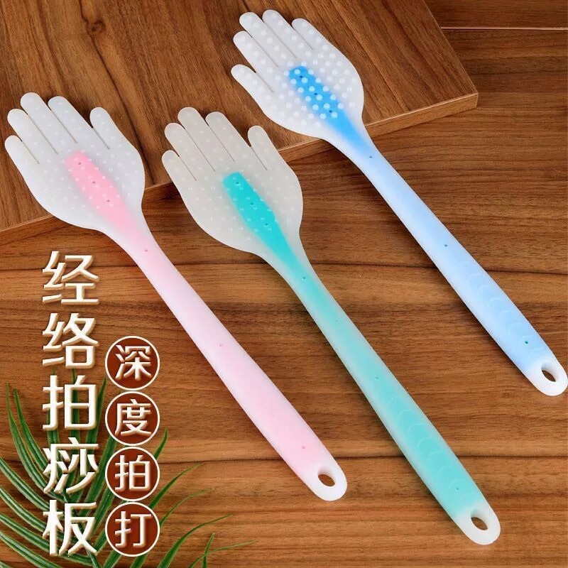 Meridian massage stick, extended length, hand-held health care tool for back and leg massage, back and shoulder neck tapping stick, silicone wholesale Meridian massage stick, extended length, hand-held health care tool for back and leg massage, back and shoulder neck tapping stick, silicone wholesale