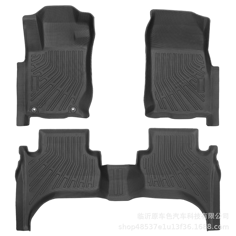 Aplicable a Mitsubishi L200 2014 - 2018 3D todo el tiempo TPE almohadilla de pie almohadilla de maletero antisucio