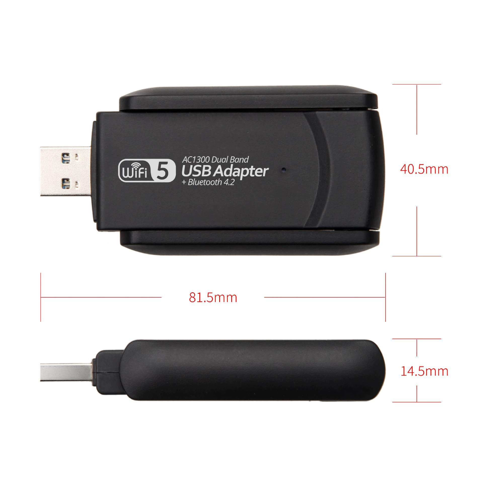 1300M Bluetooth сетевая карта 2.4G/5.8G двухдиапазонная Wi‑Fi + Bluetooth 4.2 беспроводная сетевая карта