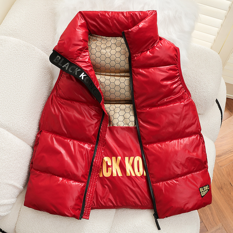 Frauen Kleidung Heiße version der neue brief winter mäntel baumwolle weste herbst und winter_voghion.com