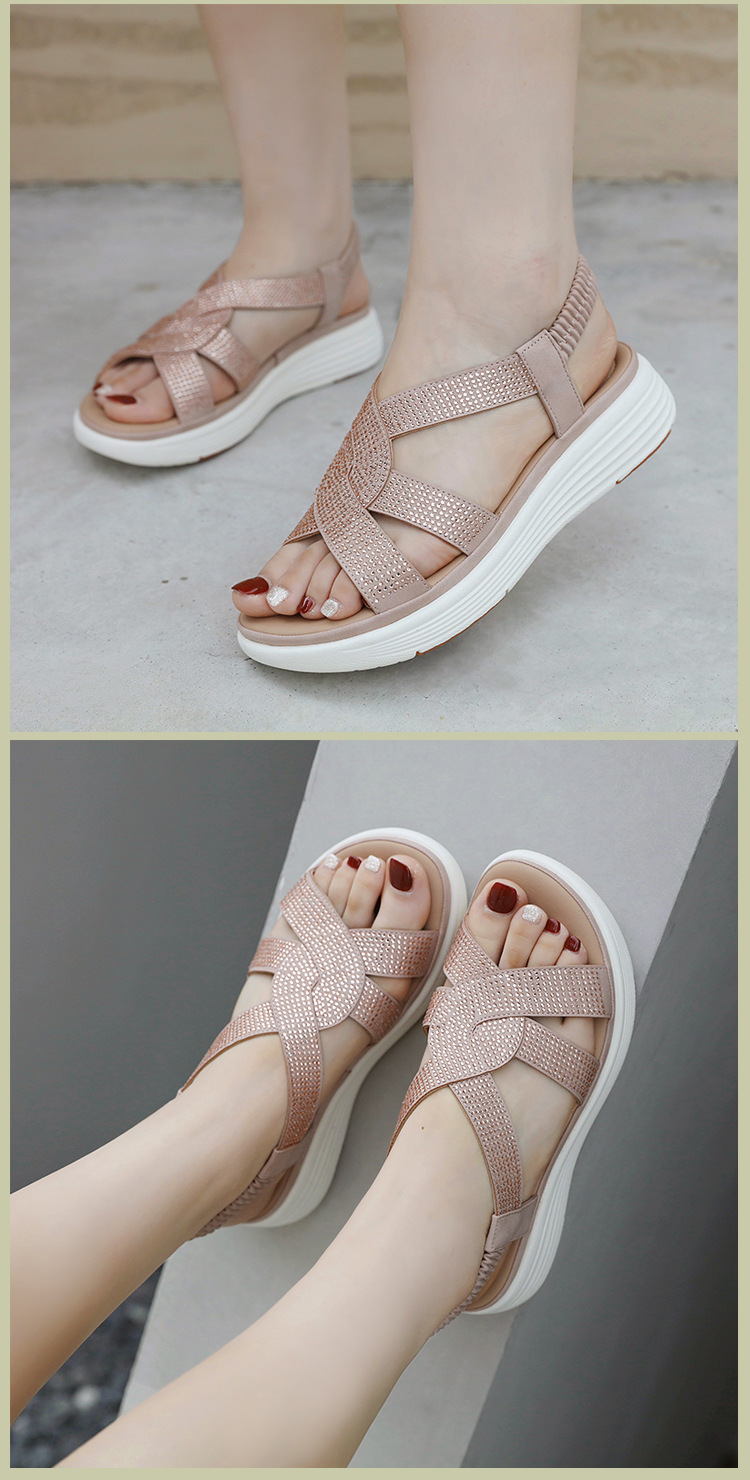 V360-9 Neue 2025 Strass Dicke Sohle Große Größe Leichte Süße Sandalen Für Frauen_voghion.com