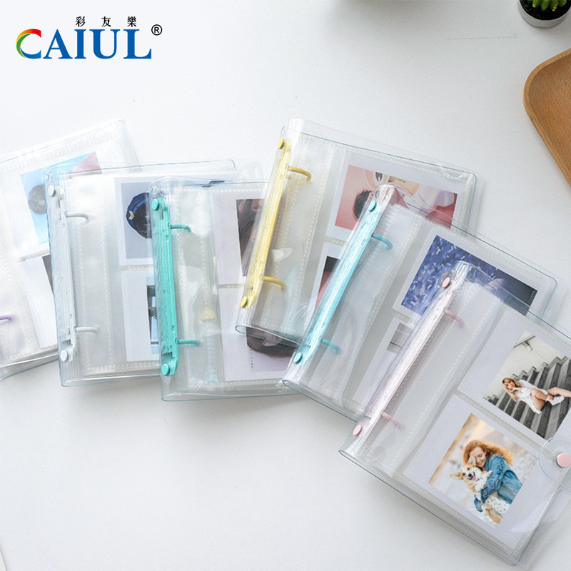 Suitable for Instax Instant Photo Albums 3inch 5inch Color Transparent Photo Storage Albums and Commemorative Albums