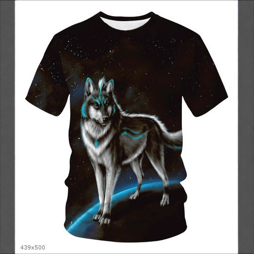 Supports Multi-Platform Drop Shipping, Breathable, Quick-Drying, Sports Fashion Trendyy Round Neck Short-Sleeved T-Shirt 3D Printing