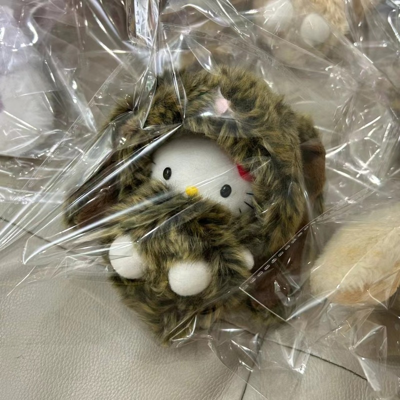 立耳兔大耳朵hellokitty猫包包挂件小挂饰品公仔毛绒玩偶可爱配饰|undefined