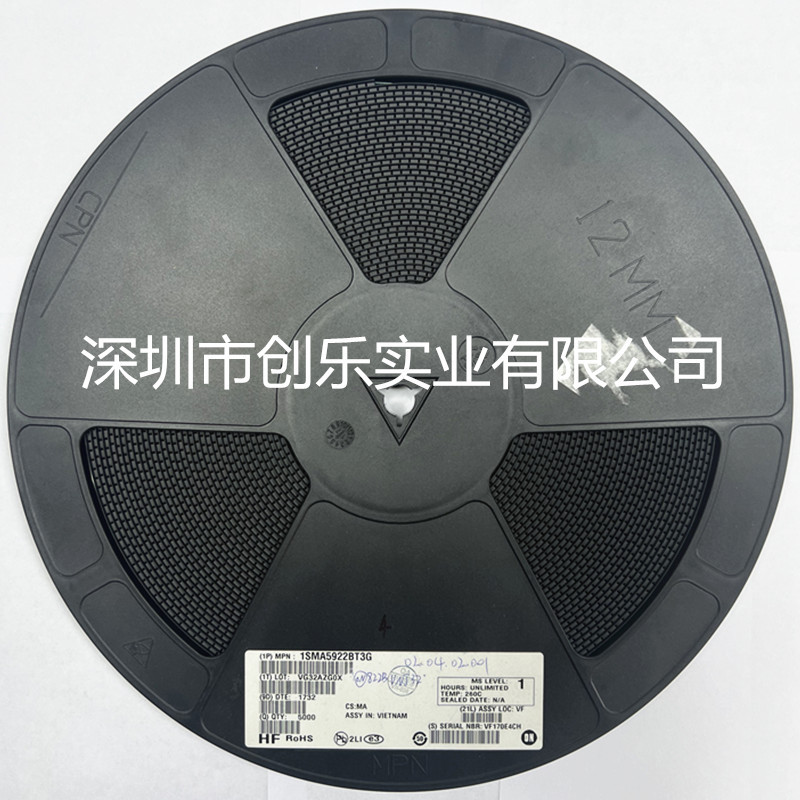 原装正品 1SMA5922BT3G 1SMA5922 SMA独立式稳压二极管半导体芯片