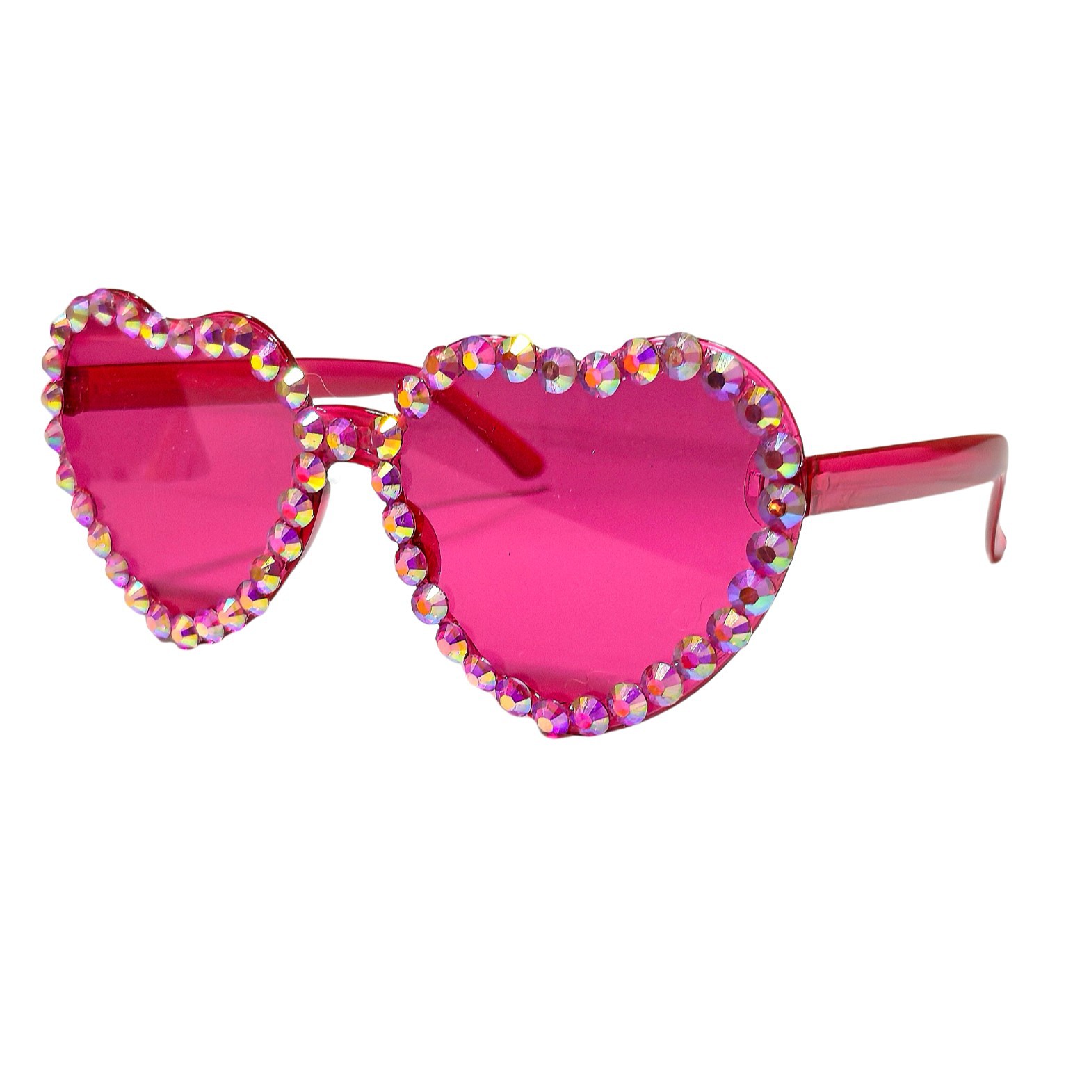 New Gorgeous Diamond-Encrusted Sunglasses, Fashionable Heart Ladies Trendy Glasses, Wedding Photo Studio Street Photography Decorative Sunglasses