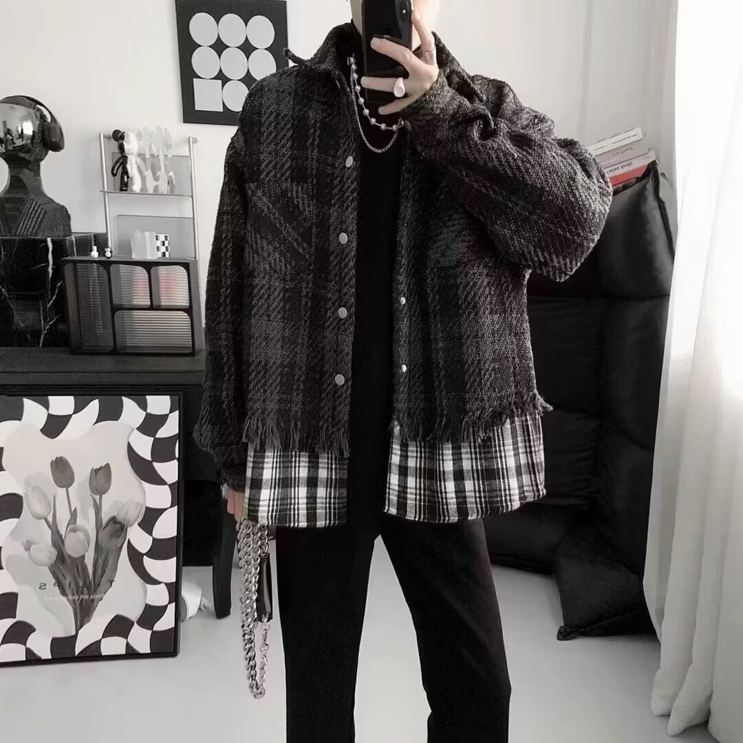 Пледенная ткань комплект, сексуальная куртка для отдыха, стиль Chanel