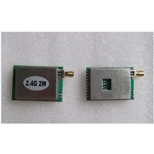 2.4G大功率2W远距离传输无线影音收发模块发射接收器套装（一套）