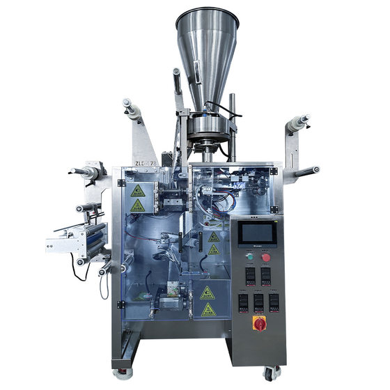 Full-automatic tea packing machine teabag small tea bag tea inner and outer bag hanging line hanging label tea packing machine