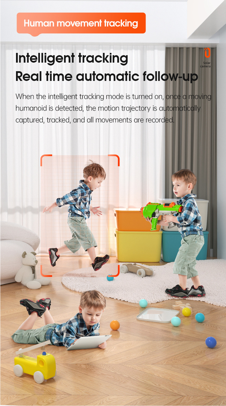 Video Surveillance Camera One-Click Call Two-Way Communication Home Elderly Child Care Monitor_voghion.com