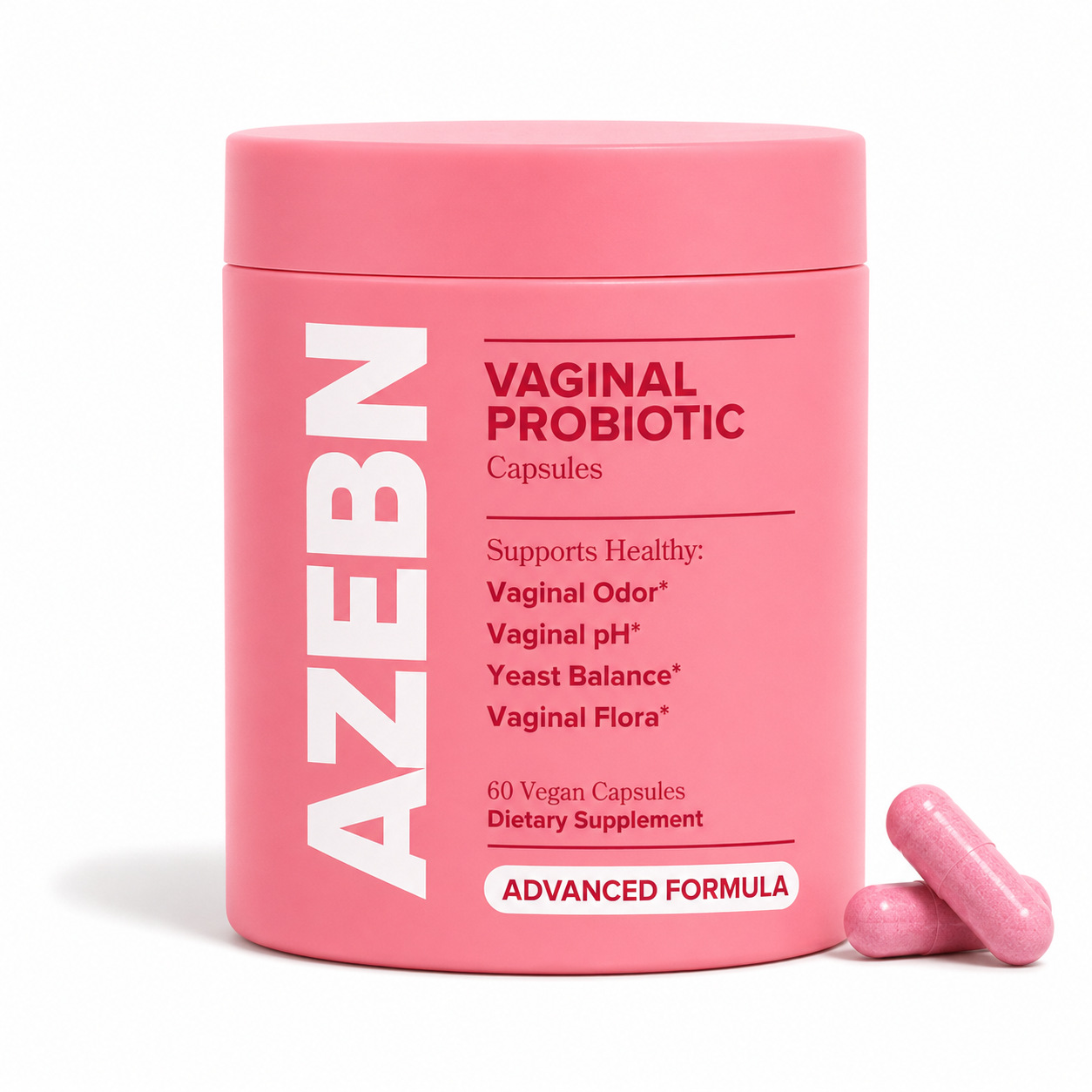 AZEBN Women's Probiotic Capsules (Powder Bottle)
