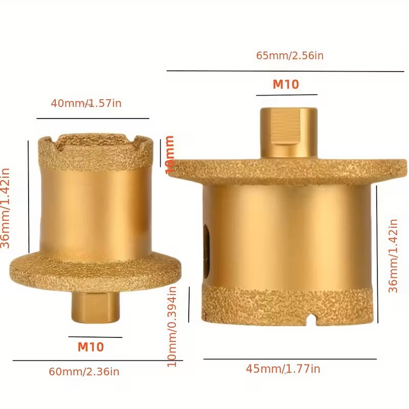 钎焊金刚石台盆开孔器双层台面打孔钻头陶瓷水槽角磨机石材打孔钻