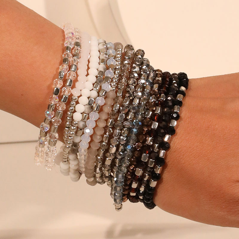 Gutt cross-border new 15 artificial crystal bracelet suit