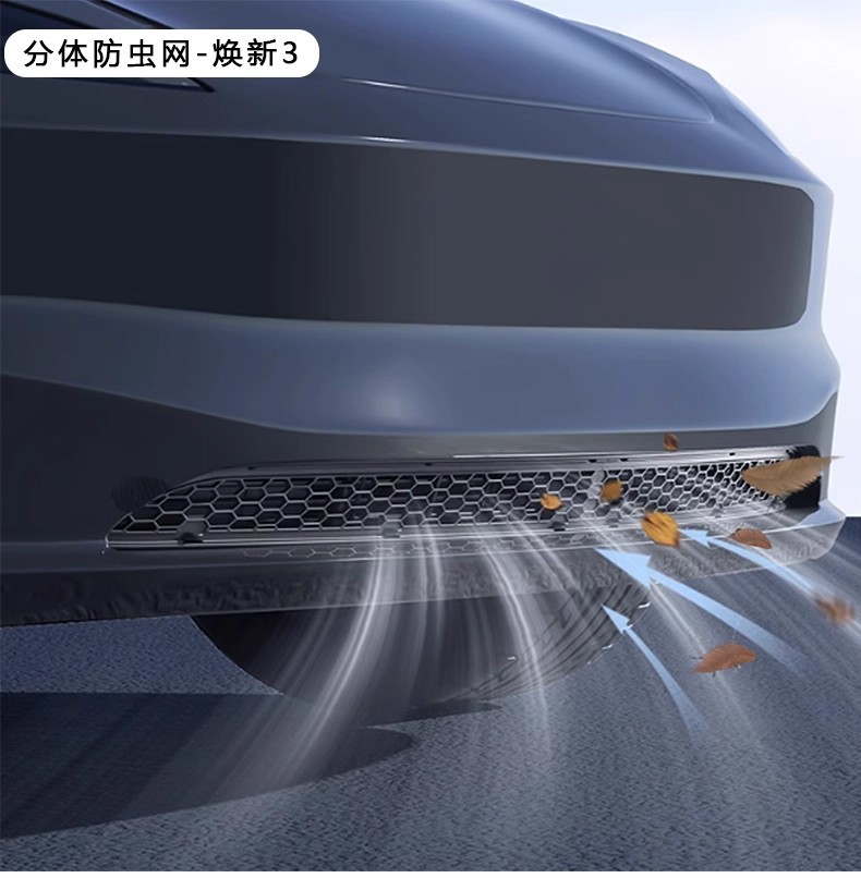 Suitable for the New Version of Tesla Model 3 Highland Removable Central Air Inlet Protective Cover Insect-Proof Net