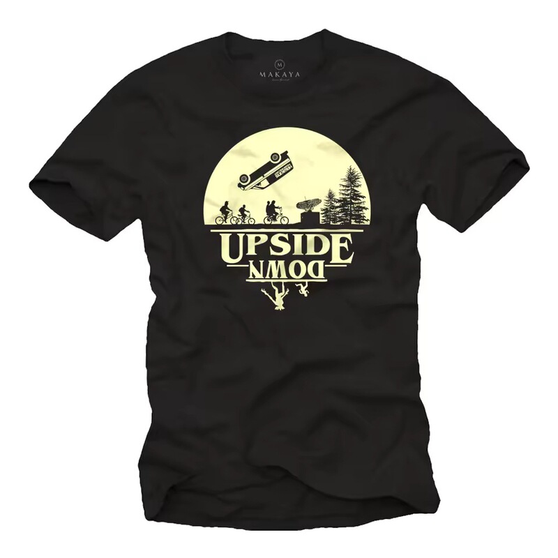 2026 Stranger Things T-Shirt - Upside down Things - Men's Nerd Shirt Funny Gift Size S-Xxx 2026 Stranger Things T-Shirt - Upside down Things - Men's Nerd Shirt Funny Gift Size S-Xxx