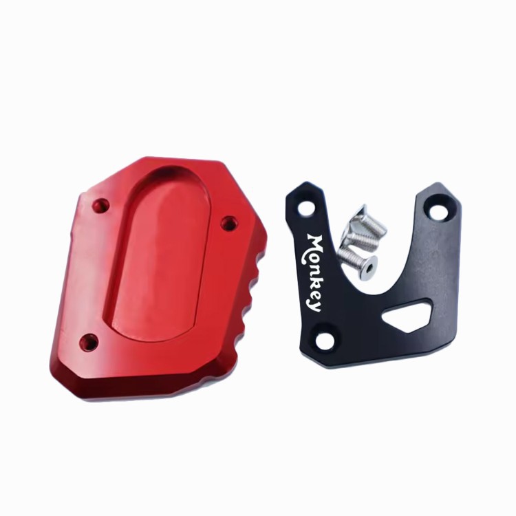 Suitable for 15-24 Models of Honda Monkey125 Side Stand Enlarger, Kickstand Widening, and Anti-Slip Pad Accessories