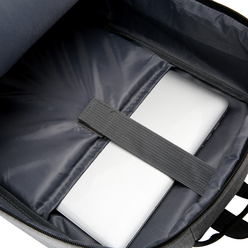 Nueva mochila hombres de negocios bolsa de ordenador portátil bolsa de viaje de gran capacidad mochila impreso logo