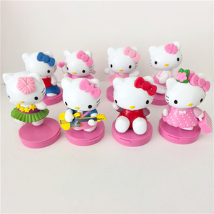 Foreign trade hot bulk 8 KT cat doll cake decoration car ornaments DIY toy ornaments