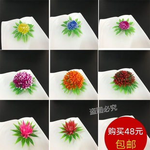 Hotel dishes sashimi platter specialty creative pan head embellishment plate decorative flower plate decorative small ornaments