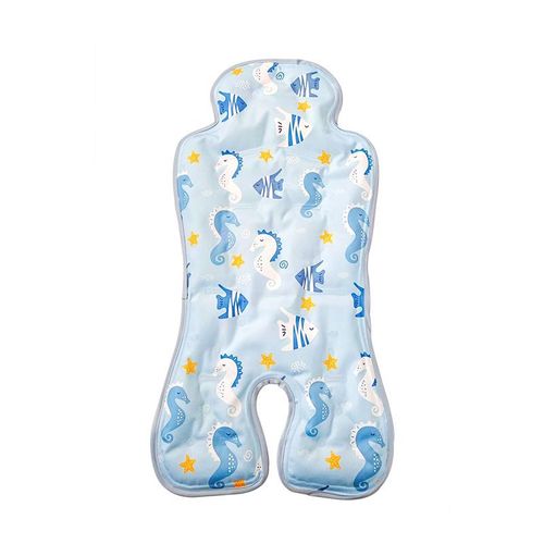 Baby carriage cooling mat, baby pushchair seat cooling pad, children's dining chair ice bead cooling cushion, summer universal