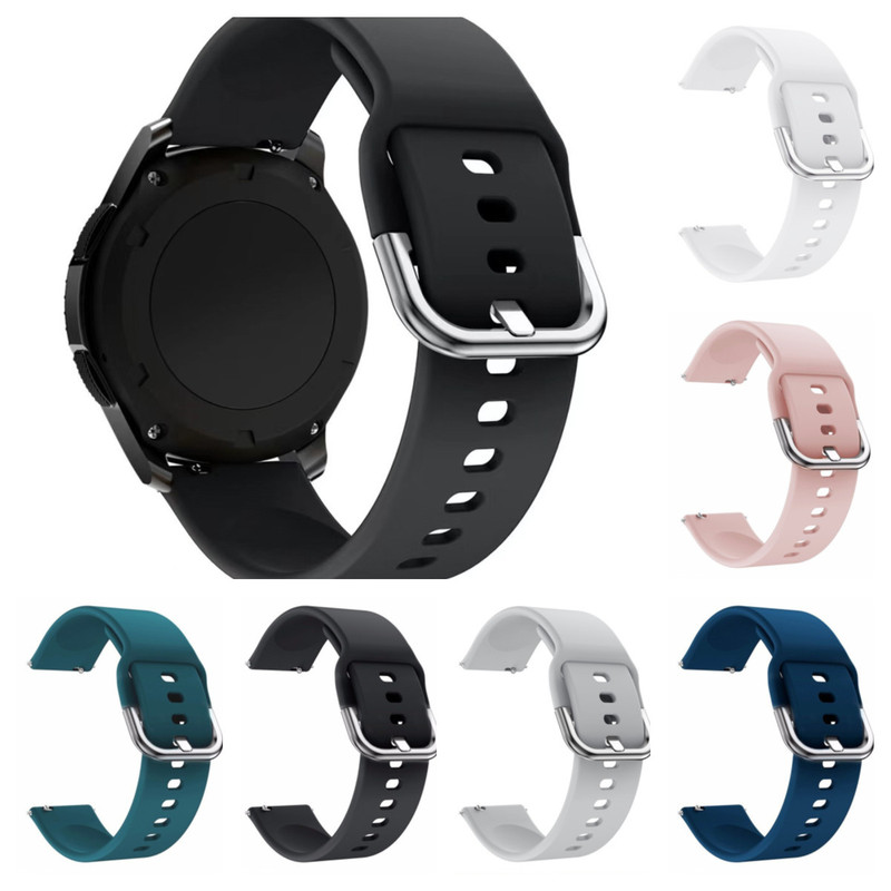 In stock Universal for Samsung Galaxy watch active/2 20/22mm silicone strap