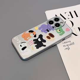彩色动物苹果15手机壳iphone13promax全包12/11硅胶6s/xr/7plus