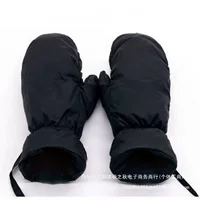 Лыжные перчатки, зимние мужские, женские, утолщенные, теплые, на флисовой подкладке, ветрозащитные и водонепроницаемые, уличные велосипедные варежки, ремешок