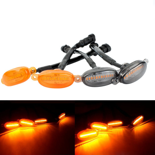 Car grille universal grille fog light modified LED pickup truck off-road small yellow light Raptor grille front face daytime running lights