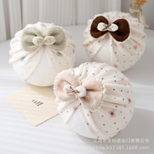 婴儿帽子春秋薄款印度帽男女宝宝可爱韩版胎帽新生儿护囟门帽睡帽