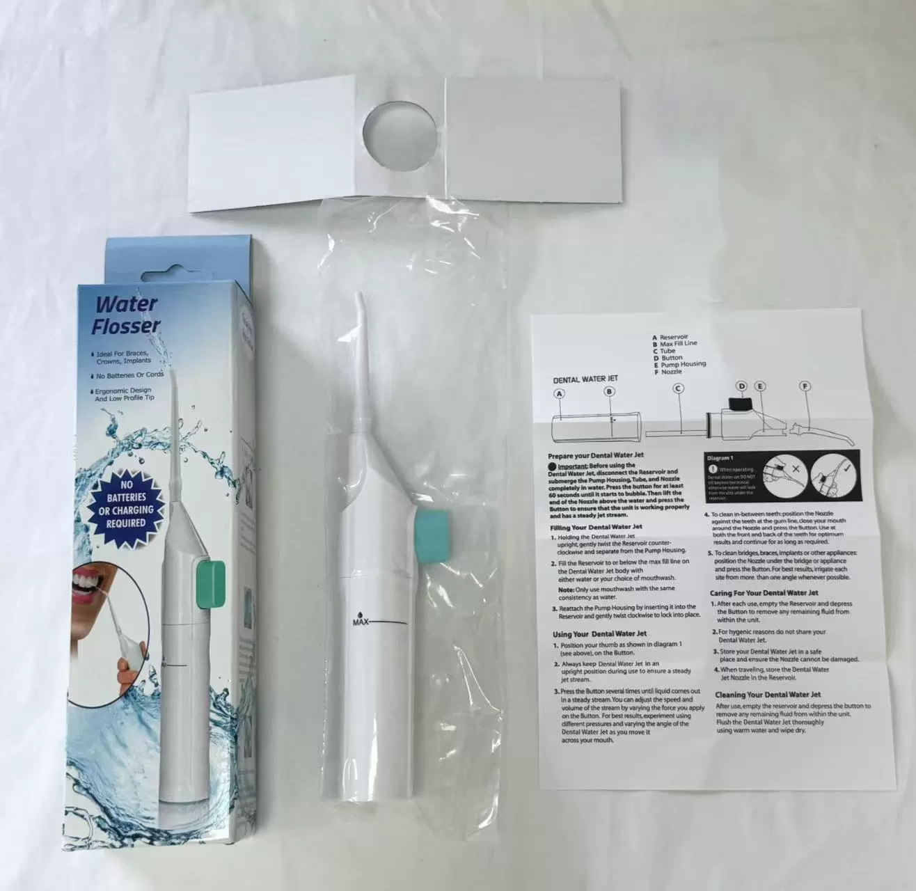 E -commerce live product Water FLOSS tooth washing device portable manual high -pressure teeth